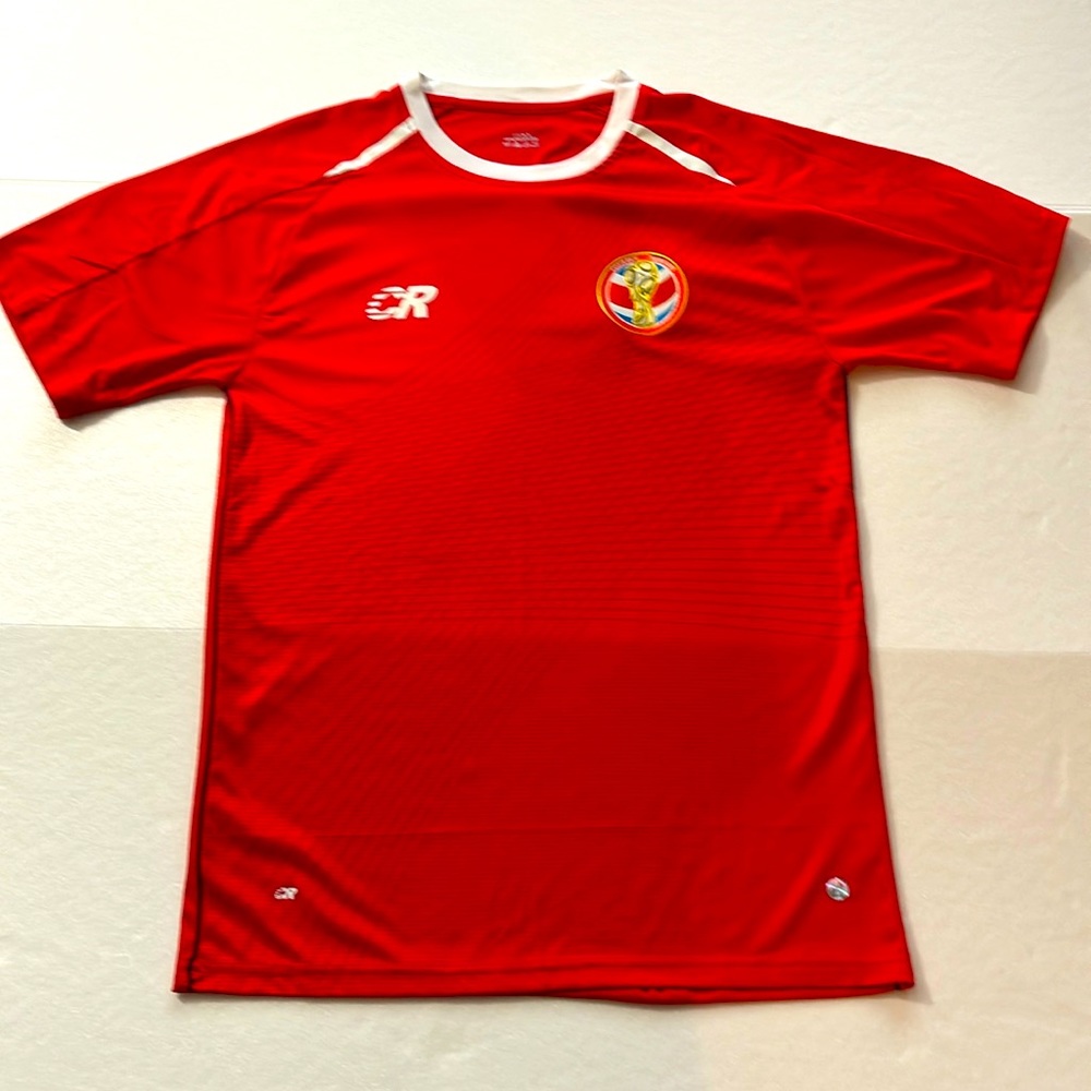 Team Costa Rica Soccer Jersey from the Russia 2018 World Cup. Size M